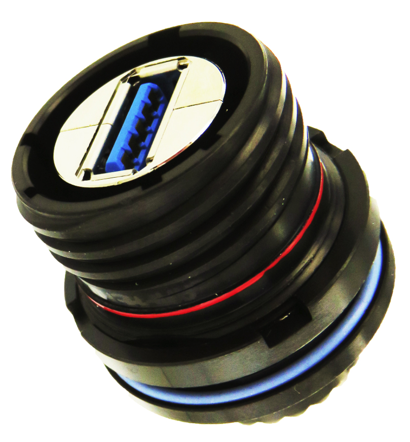 Amphenol Socapex expands its RJ Field & USB Field range of rugged connectors with two new “Reduced Flange” versions: RJF TV6 & USB3F TV for reduced space applications